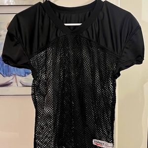 kids Schutt black football jersey